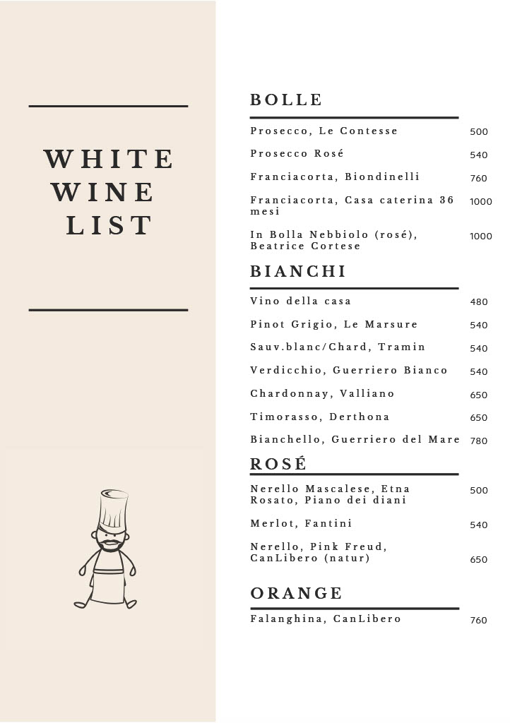 White wines